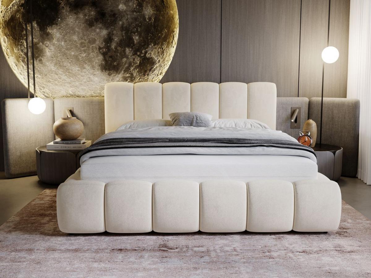 POLSTERBETT Cloud 120x200 Beige - Beige, Textil (120/200cm) - Graingold