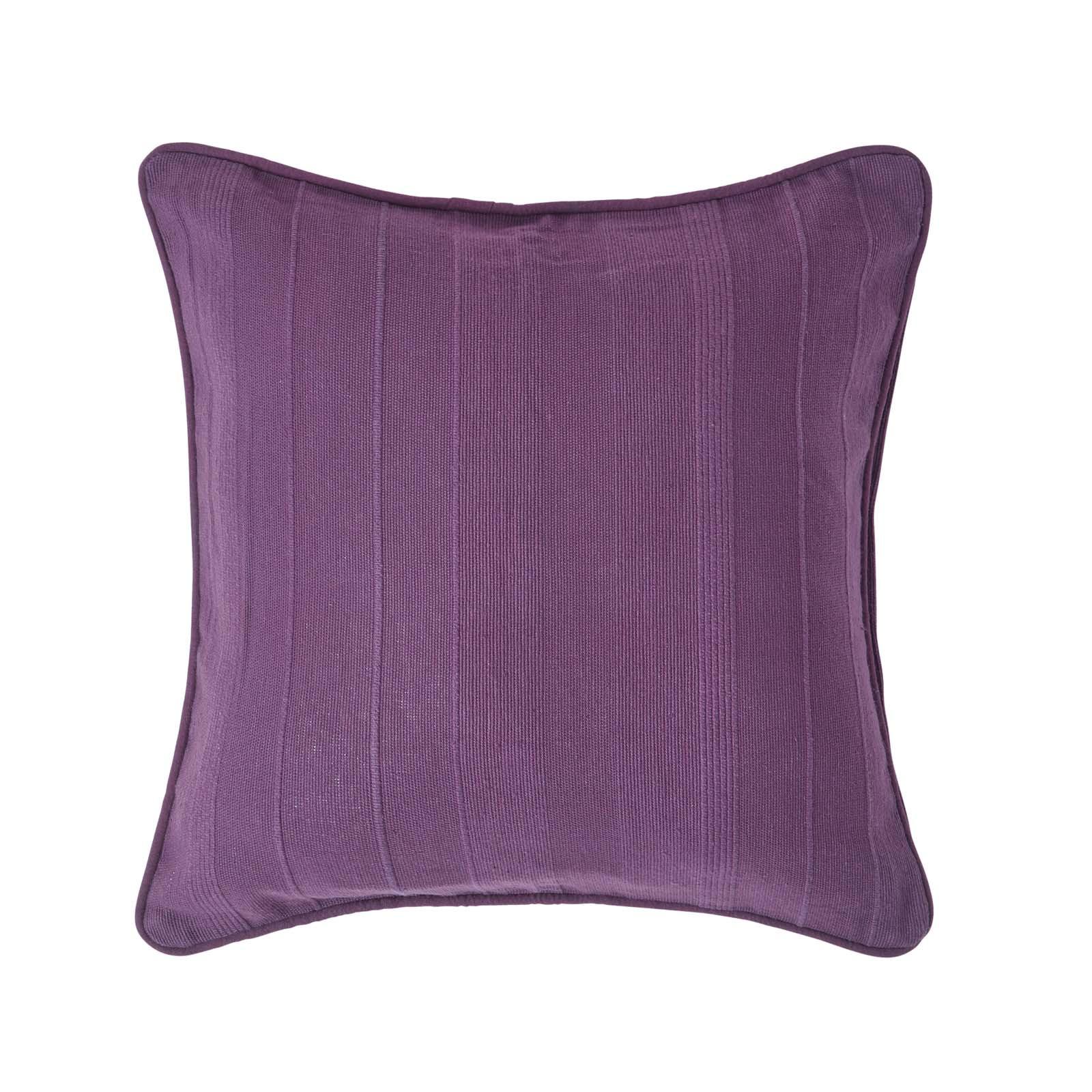 KISSENHÜLLE Rajput 60/60 cm, 100% Baumwolle - Lila, Textil (60/60cm) - Homescapes
