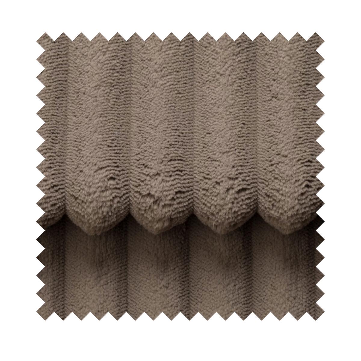 ECKSOFA Lelu Dunkelbeige beidseitig - Schwarz/Cappuccino, Kunststoff/Textil (245/165cm) - Selsey