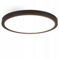 LED-DECKENLEUCHTE Julia 30/30/3 cm - Schwarz, Kunststoff (30/30/3cm) - Nettlife