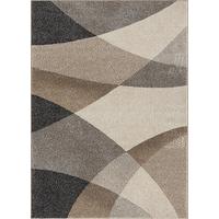 TEPPICH Niederflor Abstrakt THUR Polypropylen Grau 80 x 140 cm - Beige, Textil (140/200cm) - KADIMA DESIGN