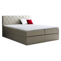 BOXBETT Paros - H3 - Hellbraun, Holz (180/200cm) - MIRJAN24