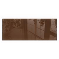 GLASPLATTE für Kamin 125x50 cm - Braun, Glas (125/50/0.4cm) - TULUP