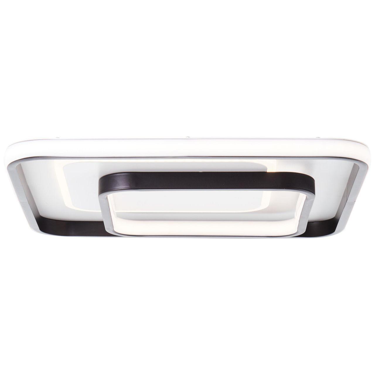DECKENLEUCHTE Cava G99383/75 - Schwarz, Metall (40/40/6.5cm) - Brilliant