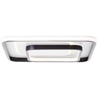 DECKENLEUCHTE Cava G99383/75 - Schwarz, Metall (40/40/6.5cm) - Brilliant