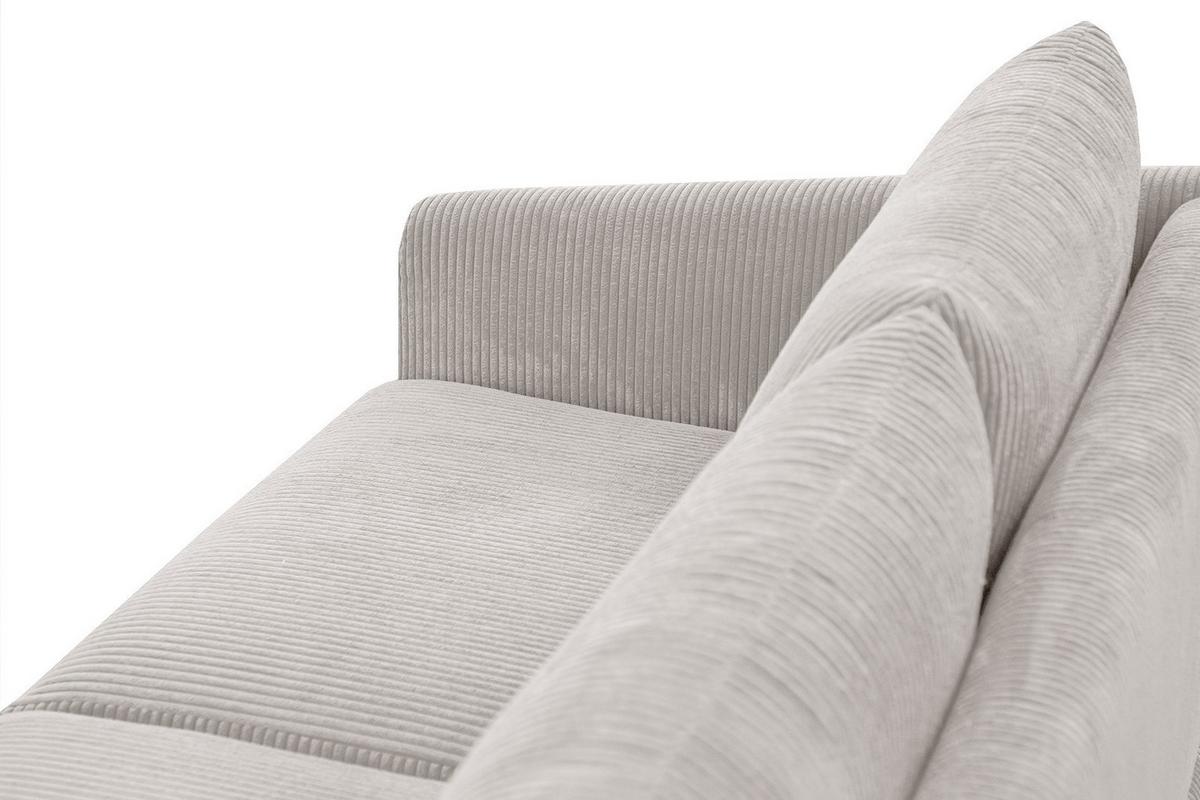 SOFA VILT 2,5-Sitzer, weiß - Schwarz/Weiß, Holzwerkstoff/Textil (202/89/94cm) - Wozimo