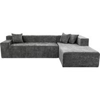 ECKSOFA tessaro Grau - Grau, Textil (175/270cm) - Habitat Garten