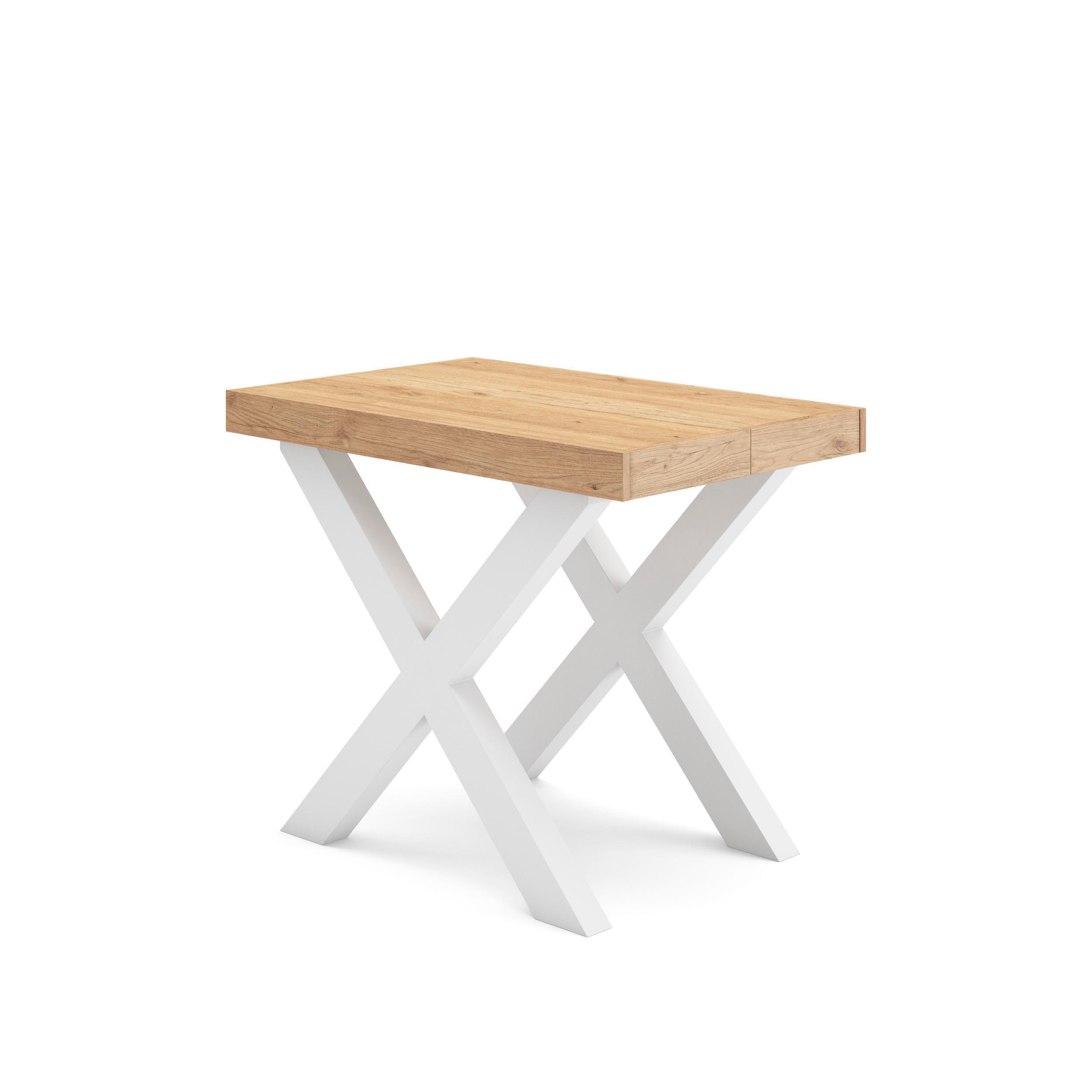 ESSTISCH ausziehbar 58 bis 262cm, für 12 Gäste, eiche, 58/90/73cm - Eichefarben, Holzwerkstoff (90/262/73cm) - Skraut Home