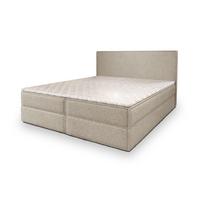 BOXBETT PELLIO 140x200 cm mit Matratze und Topper - Beige - Beige, Holz (140/200cm) - MASSENO