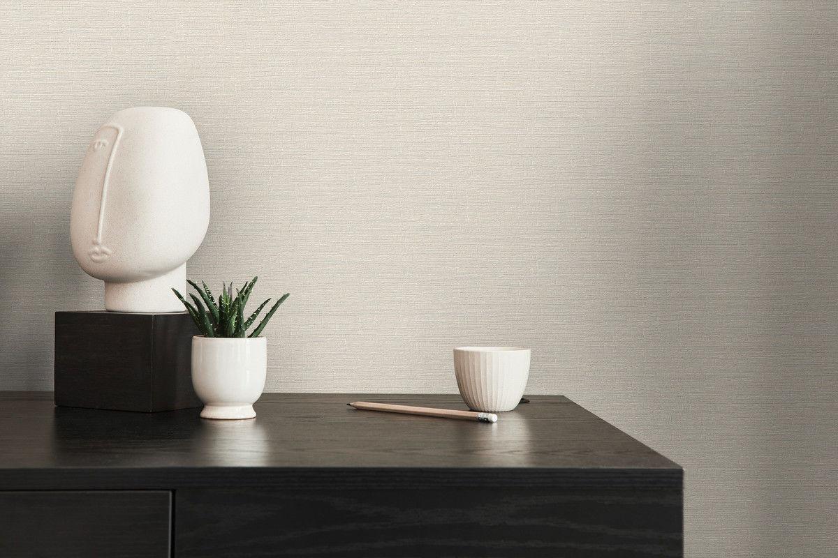 VLIESTAPETE Beige 53/1005 cm - Beige, Textil (53/1cm) - KUNSTLOFT