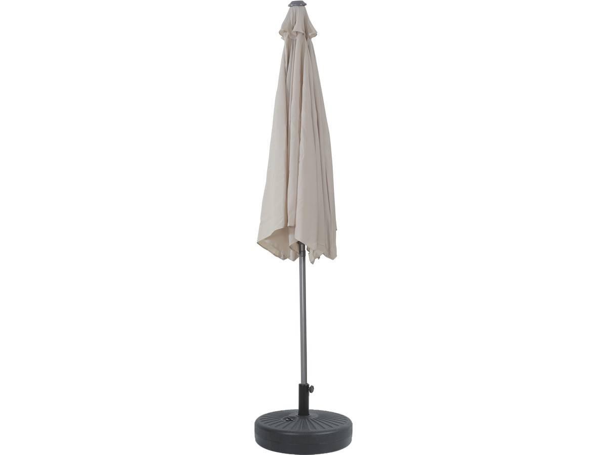 SONNENSCHIRM sol Ekru - Beige, Metall (300/300cm) - Habitat Garten