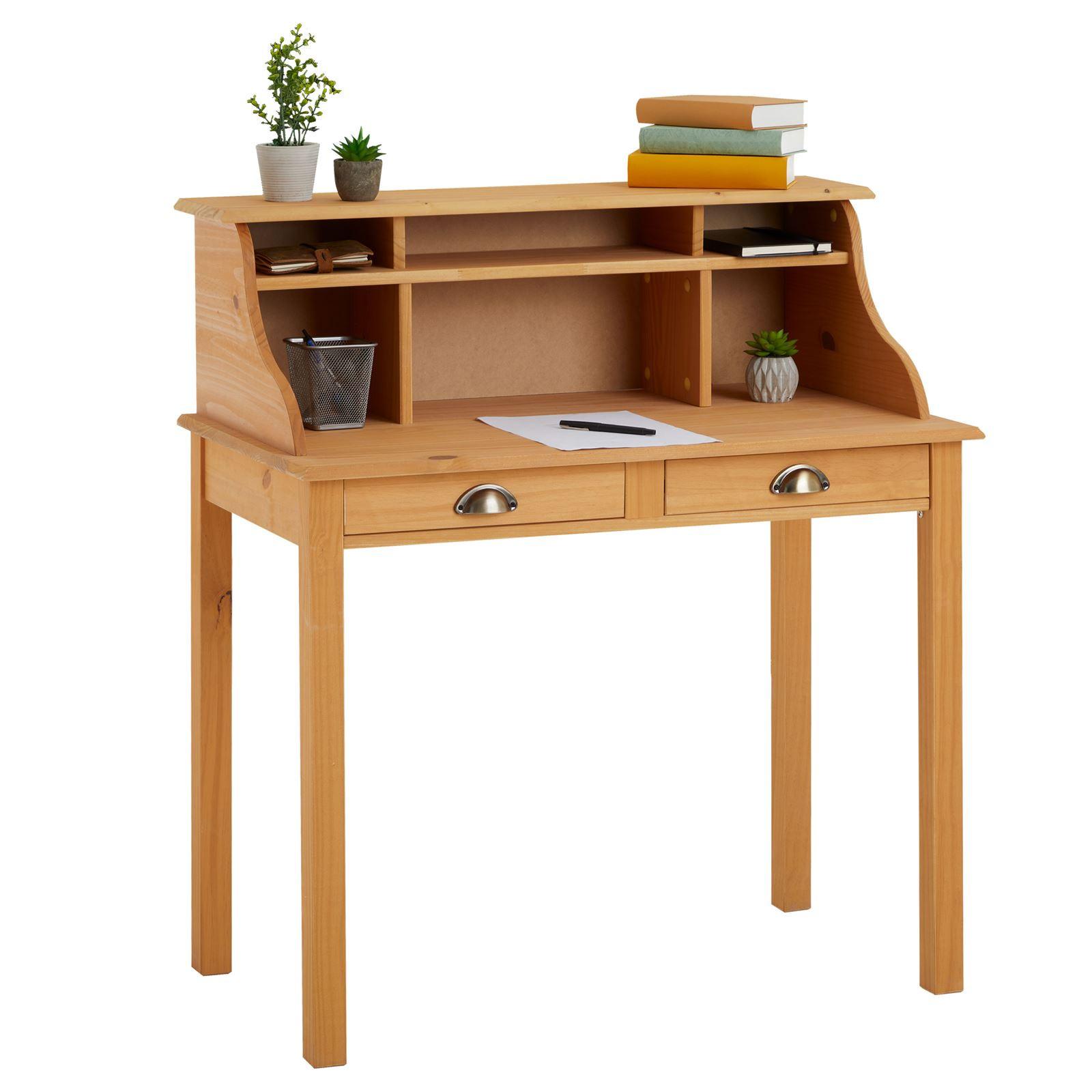 SEKRETÄR MARLENE gebeizt - Kieferfarben, Holz (50/90/101cm) - IDIMEX