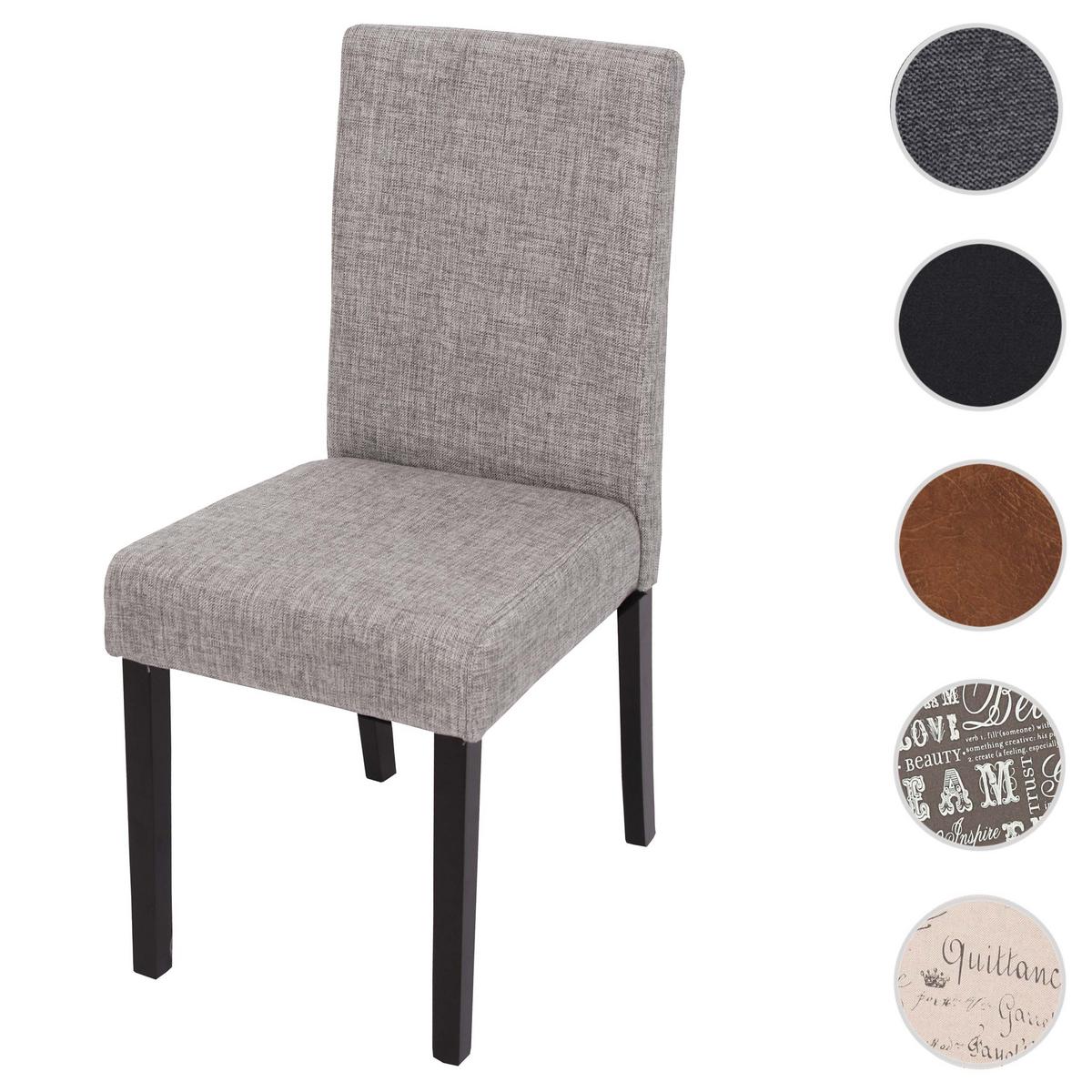 ESSZIMMERSTUHL Grau - Grau, Textil (43/90/56cm) - MCW