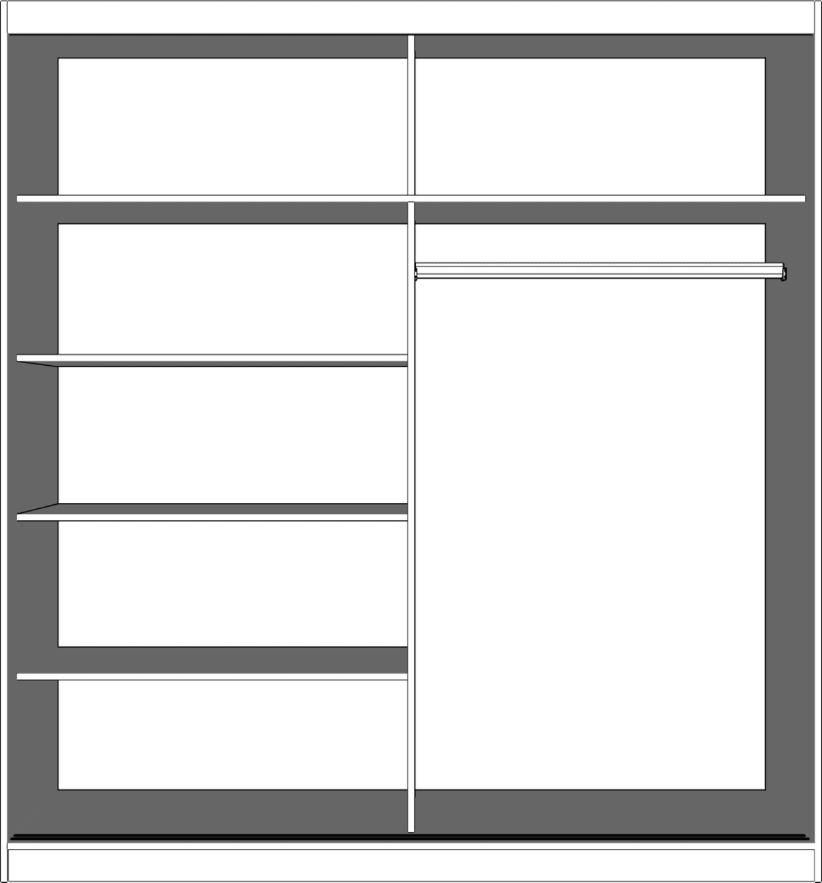 SCHWEBETÜRENSCHRANK Multi 42 Sonoma Eiche/Weiß + Spiegel, ohne LED Beleuchtung 203 cm - Alufarben/Weiß, Glas/Holzwerkstoff (203/218/61cm) - imoebel24
