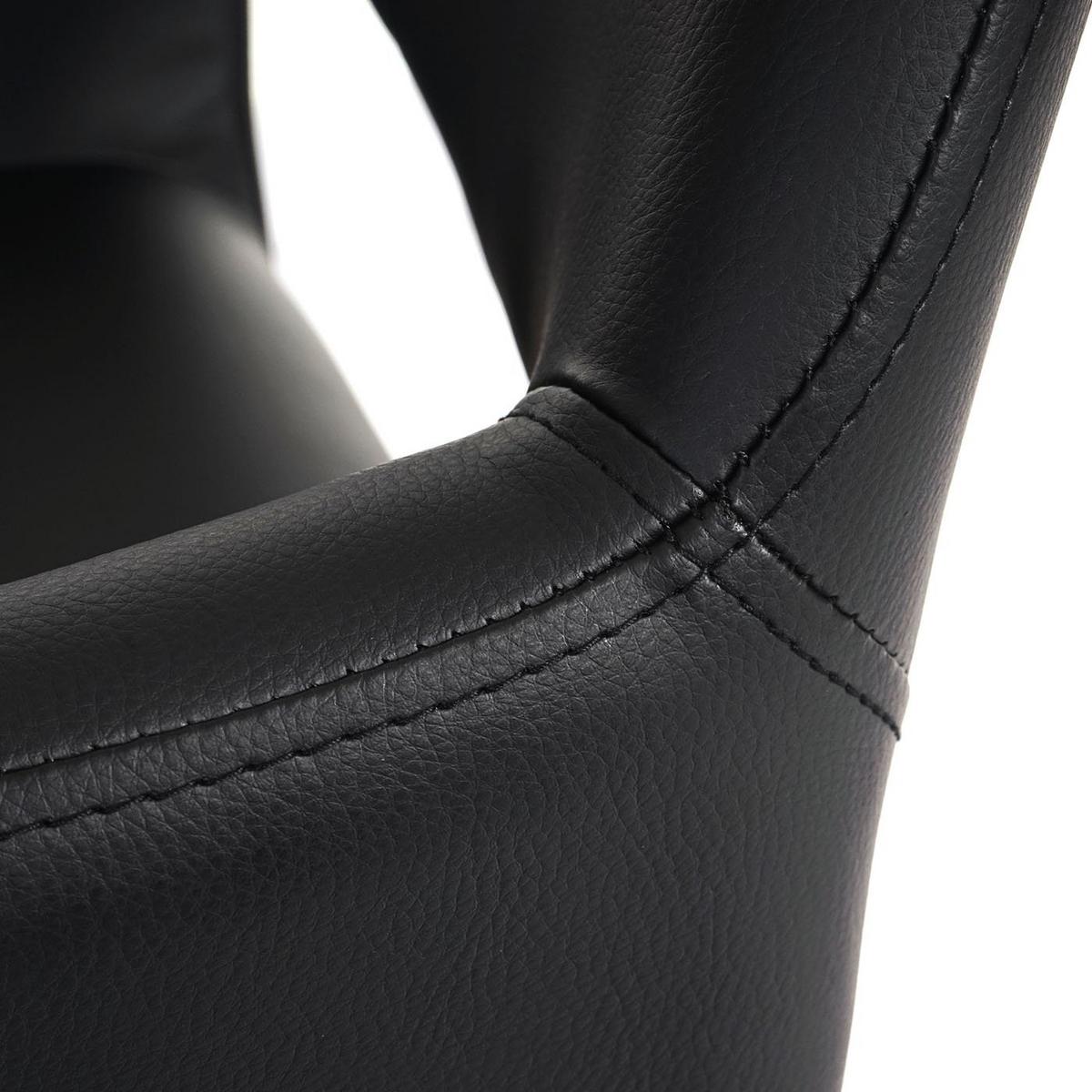ESSZIMMERSTUHL Schwarz 6er-Set - Schwarz, Textil (56/78/57cm) - MCW