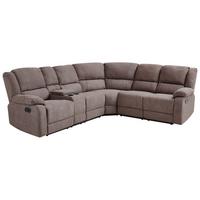 ECKSOFA Polsterbezug Taupe Rokke - Taupe, Textil (233/200cm) - Beliani