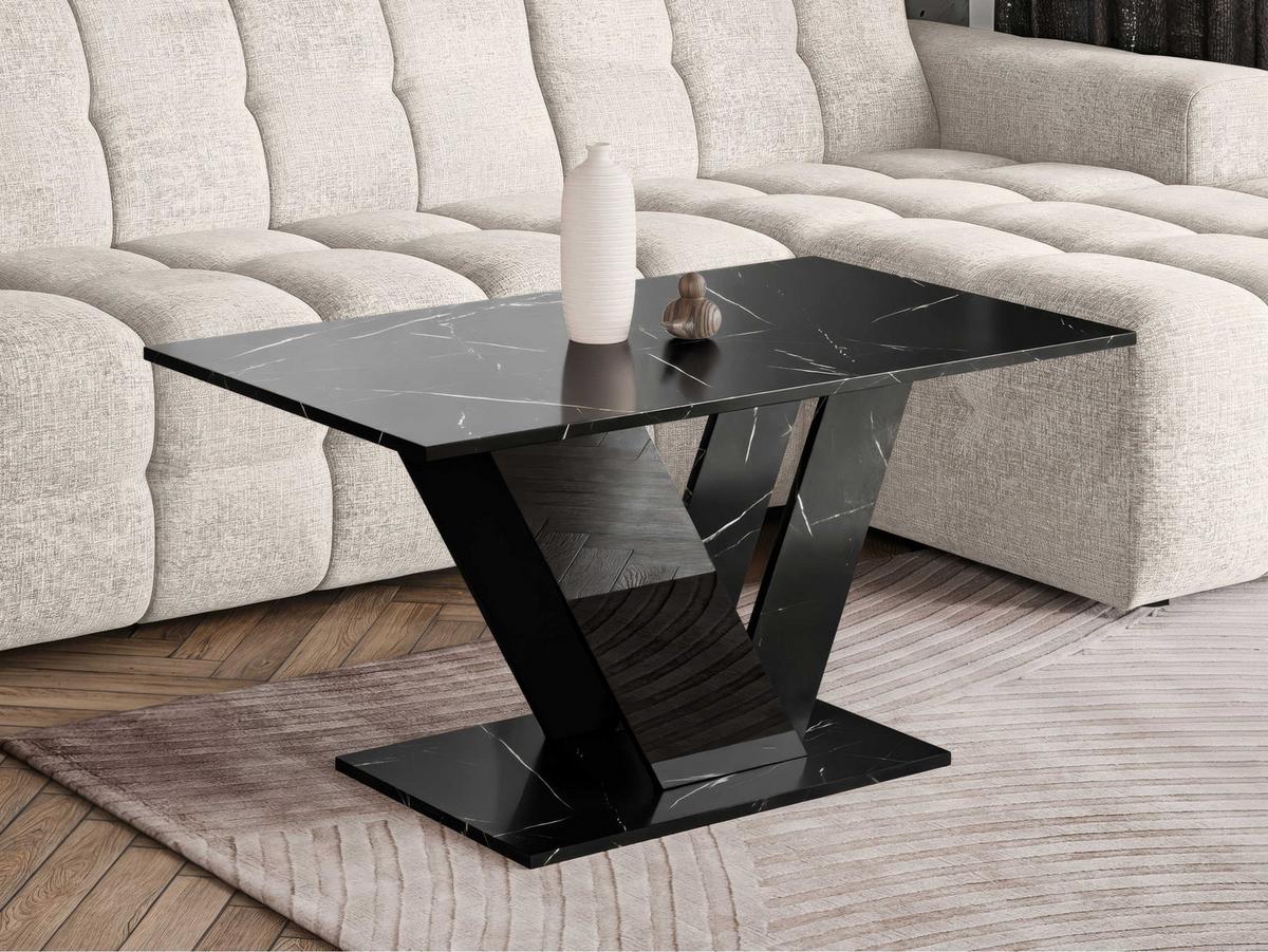 COUCHTISCH Dubai - Schwarz, Holzwerkstoff (60/100/55cm) - MIRJAN24