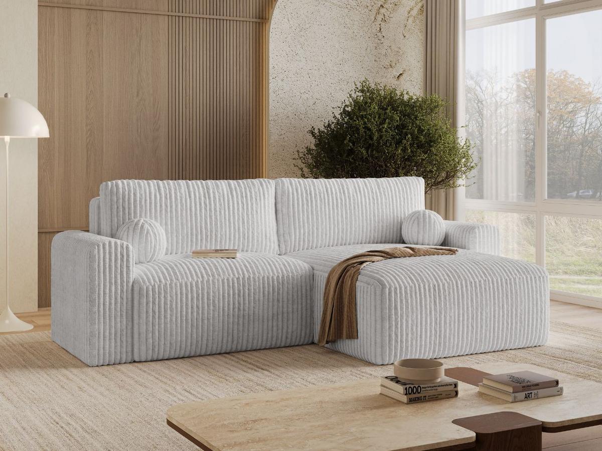 ECKSOFA Aurora Grau - Grau, Holz/Textil (259/145cm) - Graingold