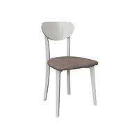 ESSZIMMERSTUHL Hugo VII - Hellbraun/Weiß, Holz/Textil (47/86/48cm) - MIRJAN24