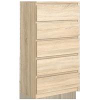 KOMMODE Sonoma 70/125/39 - Sonoma Eiche, Holzwerkstoff (70/125/39cm) - RAUMHIRSCH FURNITURE
