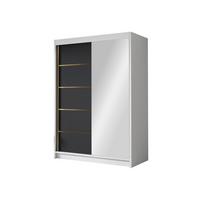 SCHIEBETÜRENSCHRANK Lungo III - Goldfarben/Multicolor, Holzwerkstoff/Metall (120/200/58cm) - MIRJAN24