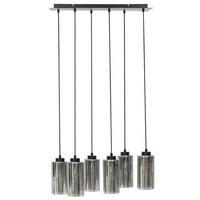 WANDLEUCHTE Puriri 17/17/29 cm - Grau, Glas (30/60/105cm) - Beliani