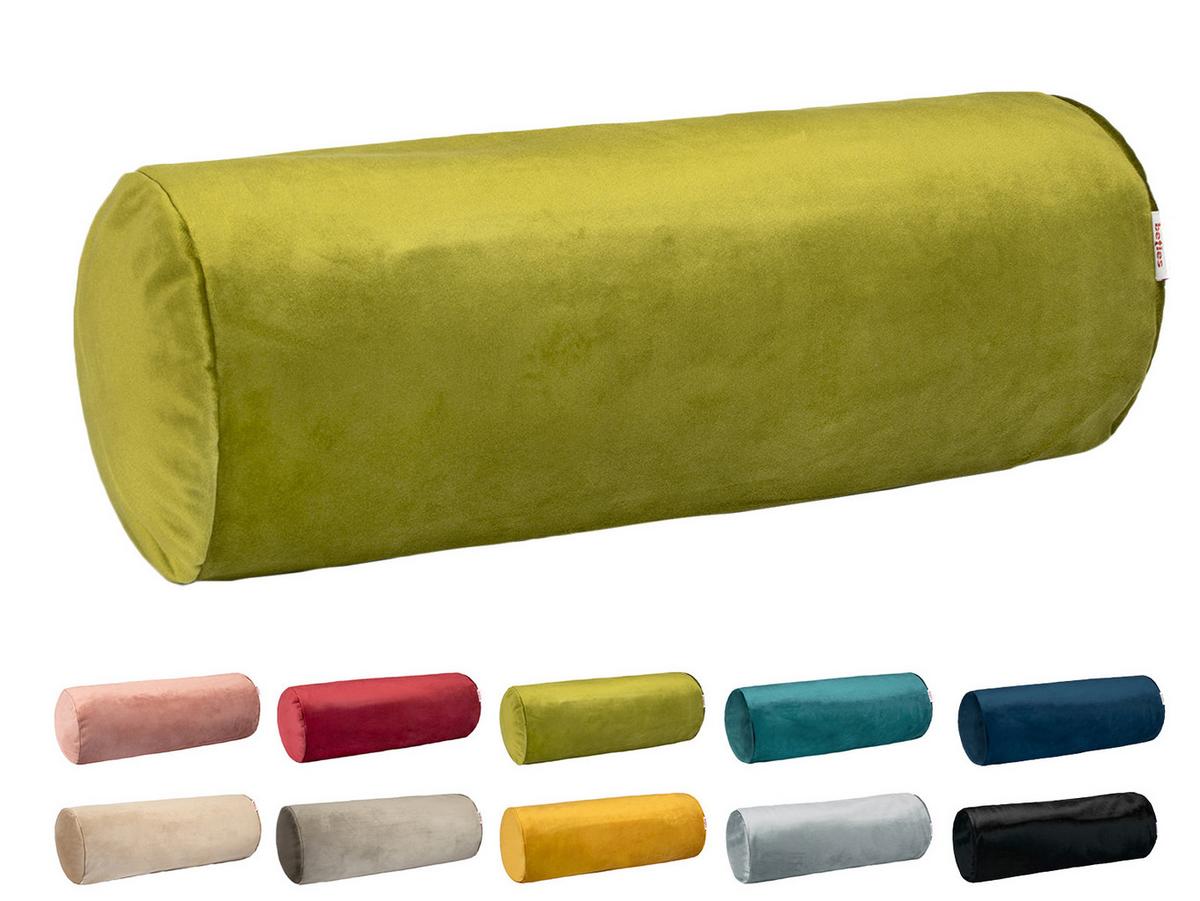 XL-NACKENROLLENHÜLLE Samt&Sonders mai-grün 25/70 cm - Olivgrün/Grün, Textil (25/70cm) - beties Heimtextil