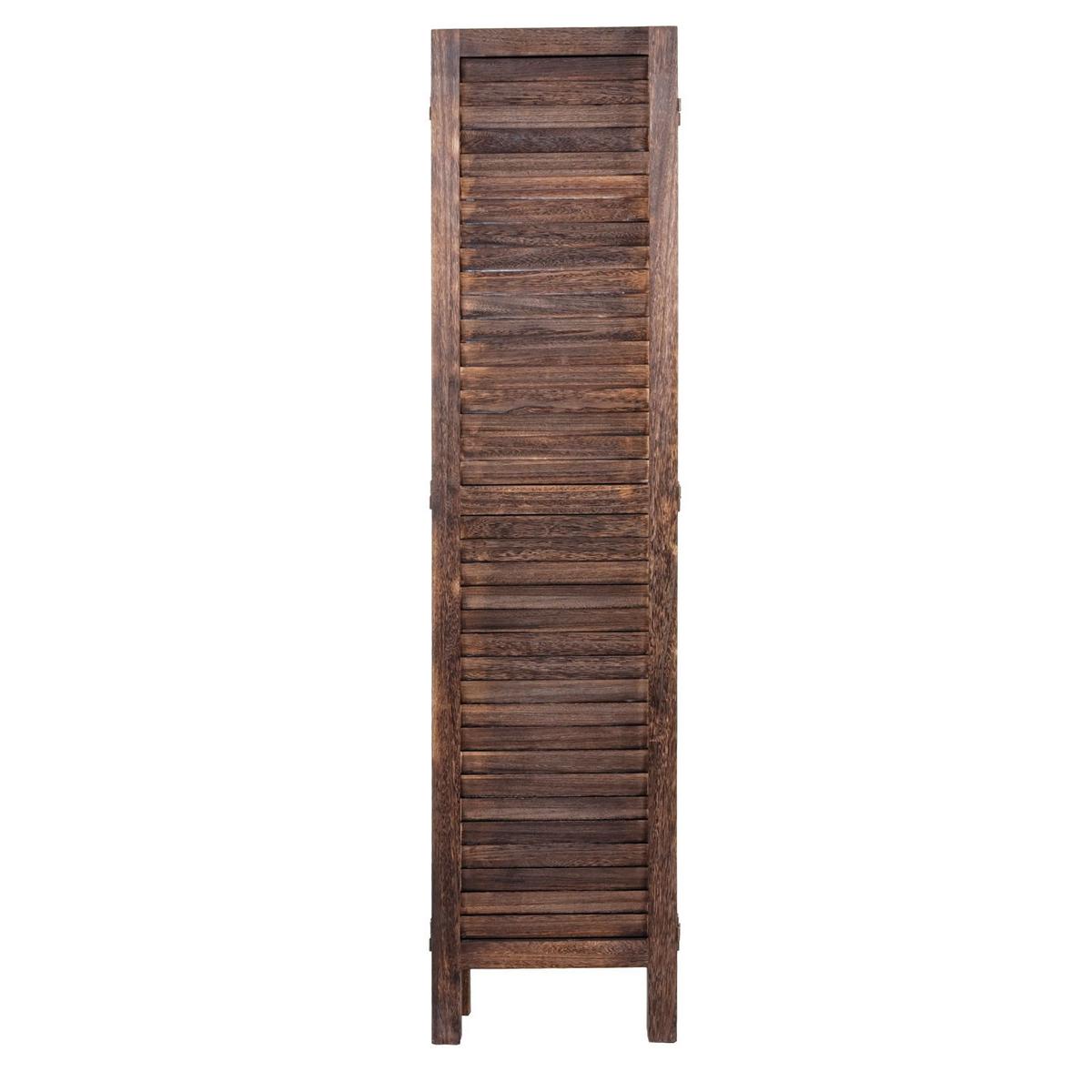 PARAVENT Dunkelbraun - Dunkelbraun, Holz (240/170/2cm) - MCW