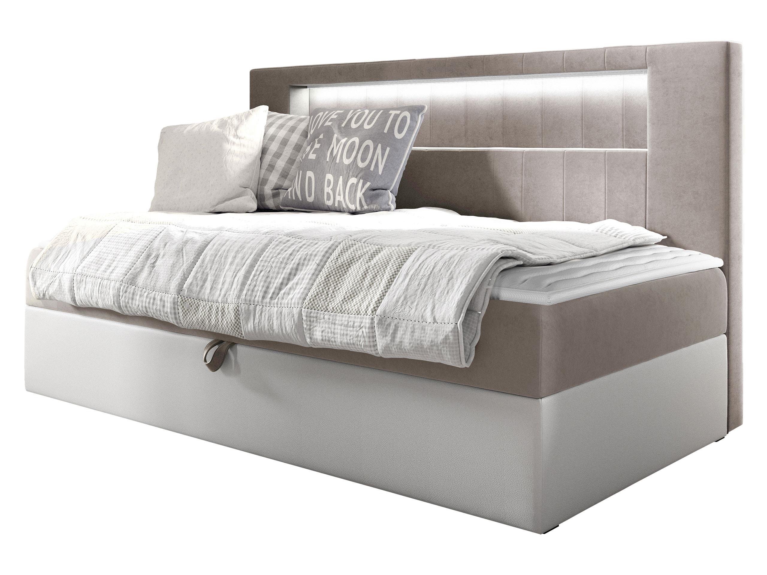 BOXBETT Gold Junior 2 - H3 - Creme/Weiß, Holz (90/200cm) - MIRJAN24