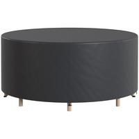 GARTENMÖBEL-ABDECKUNG 420D Oxford Gewebe Schwarz - Schwarz, Textil (214/70/214cm) - Outsunny
