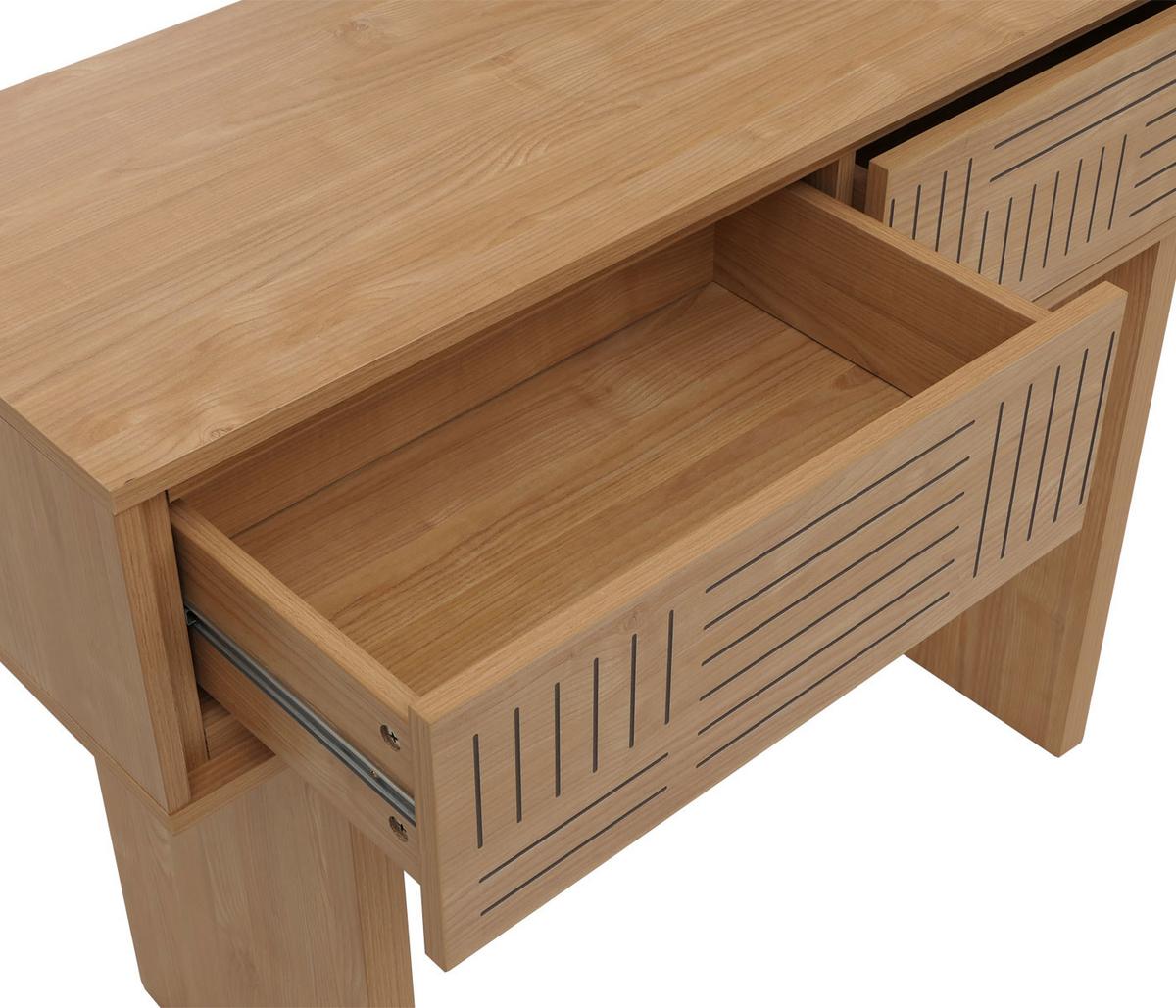 KONSOLENTISCH eckig Beige - Beige, Holz (41/110/86cm) - MCW