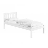 BETT 90/200 Marthe Weiß - Weiß, Holz (90/200cm) - Petits-meubles