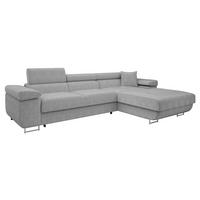 ECKSOFA Torezio Mini Cord, Seite: Rechts - Grau, Holz/Textil (170/280cm) - MIRJAN24