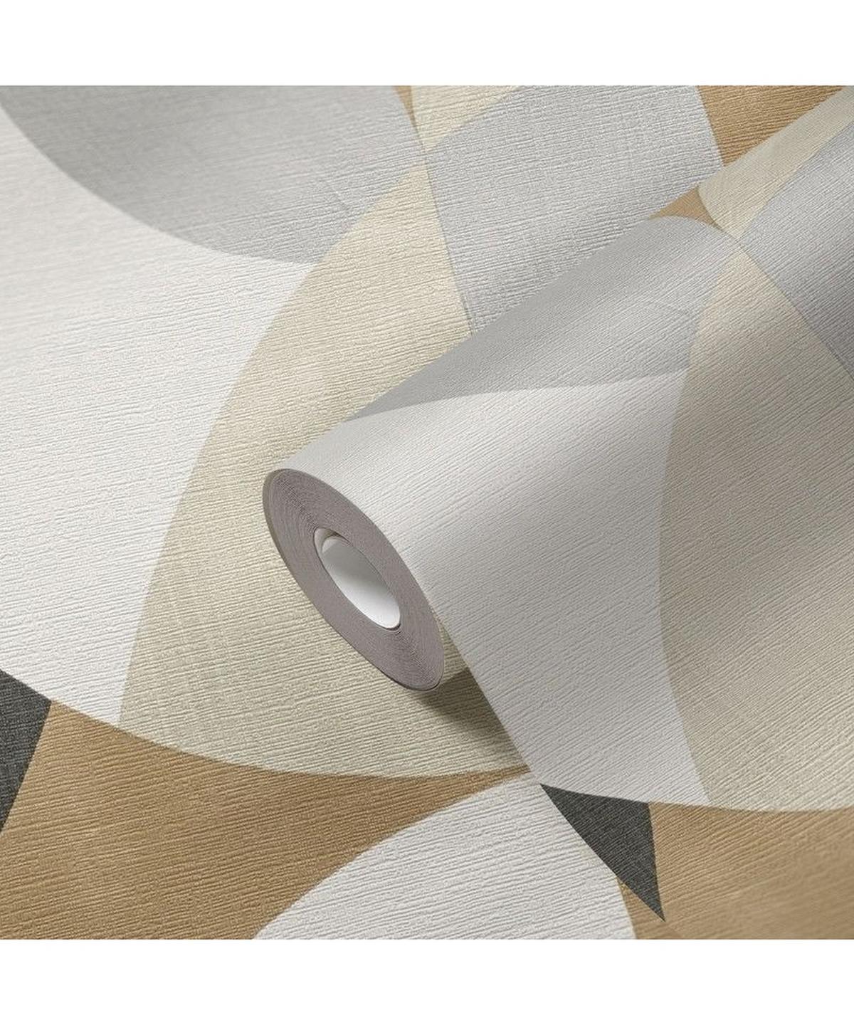 VLIESTAPETE Weiß 53/1005 cm - Beige, Textil (53/1cm) - KUNSTLOFT