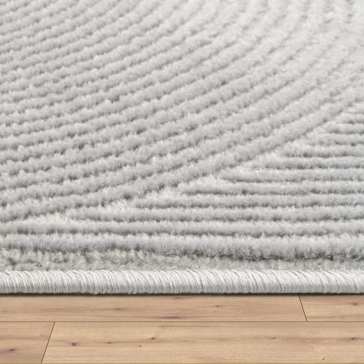 FLACHWEBETEPPICH Boho Anthrazit 80 x 150 cm - Anthrazit, Kunststoff (80/150cm) - TT Home