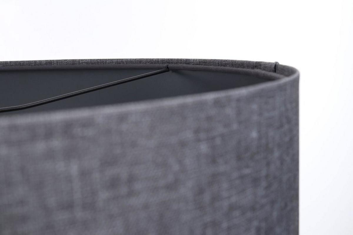 HÄNGELEUCHTE Grau 40/25 cm - Schwarz/Grau, Kunststoff (40/0.5/25cm) - ONZENO