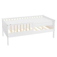 KINDERBETT mit Matratze 70x140 cm Weiß/Natur - Multicolor, Holz (70/140cm) - ML-DESIGN