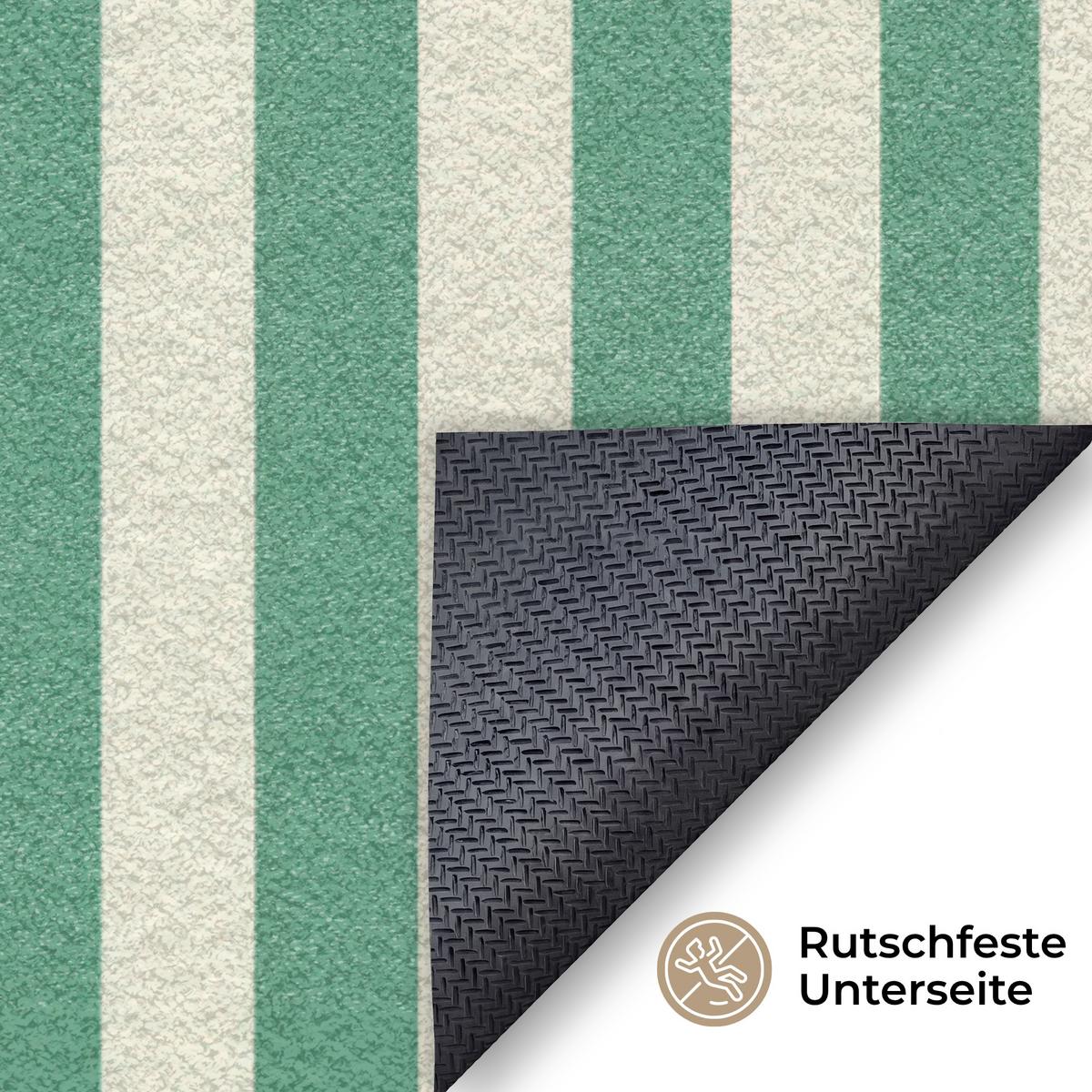 FUSSMATTE Krebs - Streifen - Realistisch - Sommerlich Schmutzmatte 120x80 cm - Multicolor, Kunststoff (120/0.4cm) - MuchoWow
