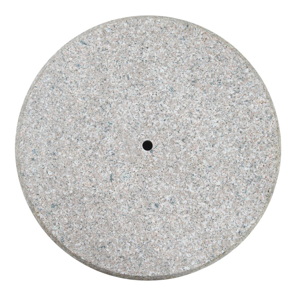 SONNENSCHIRMSTÄNDER Bomba - Grau, Stein (38/38cm) - casa.pro