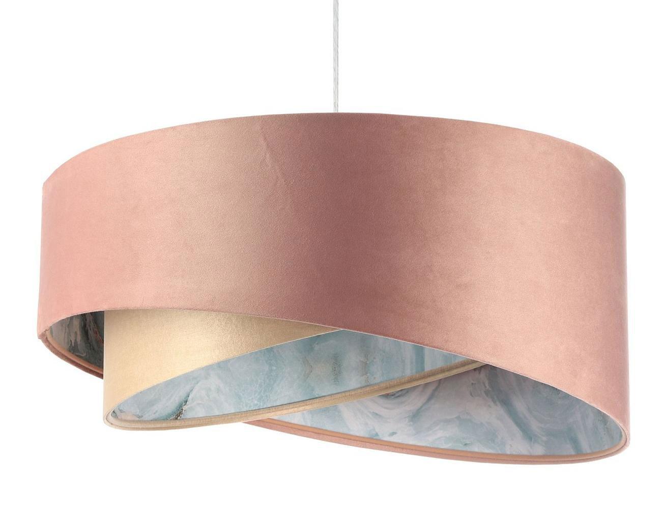 HÄNGELEUCHTE Gold 50/23 cm - Pink/Goldfarben, Kunststoff (50/1.3/23cm) - ONZENO