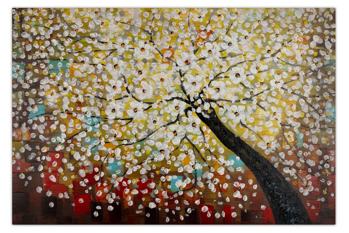 ÖLGEMÄLDE 120/80 cm - Multicolor, Holz/Textil (120/80cm) - KUNSTLOFT