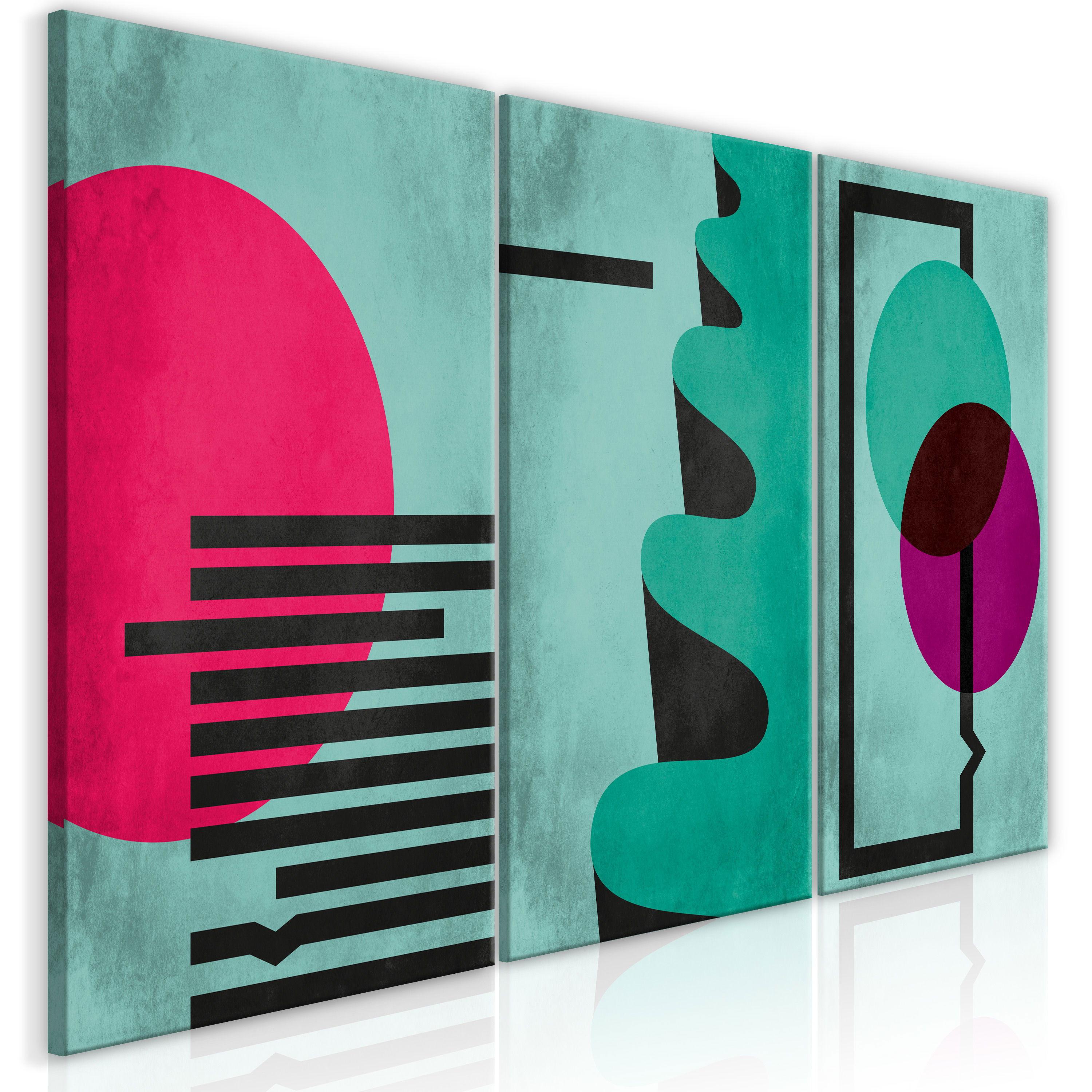 KUNSTDRUCK Bunt 120/60 cm - Multicolor, Textil (120/60cm) - KUNSTLOFT