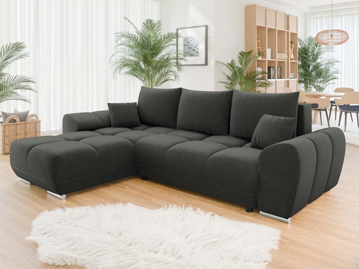 ECKSOFA Logo - Anthrazit, Holz/Kunststoff (291/183cm) - MIRJAN24