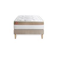 BETT Le Cosy Memory-Schaum 90 x 200 cm h3 - Kit Bettgestell Beige - Beige, Karton/Holz (90/200cm) - Marmottes & Co