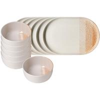 BRUNCH-SET Trio Braun 12-tlg. - Braun, Keramik (2/2/2cm) - Ritzenhoff Breker