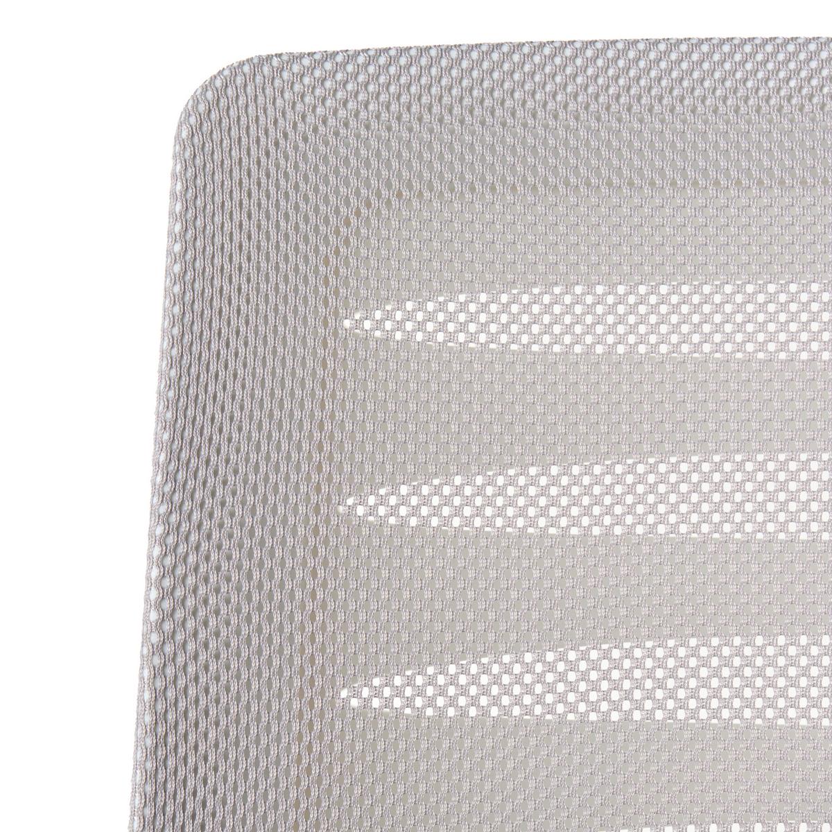 BÜROSTUHL Hellgrau Radiant - Hellgrau, Textil (58/88/58cm) - Beliani