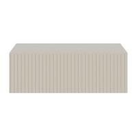 NACHTSCHRANK Veldio Graubeige 50 cm - Taupe, Holzwerkstoff (50/17/35.6cm) - Selsey