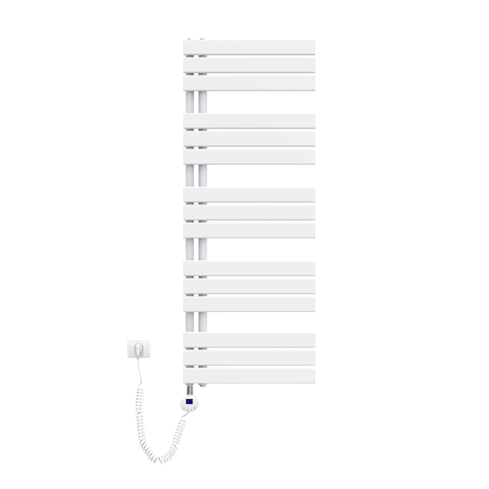 HEIZKÖRPER Elektrisch WLAN Thermostat Weiß 132/50 cm - Weiß, Metall (50/132/5.9cm) - EMKE