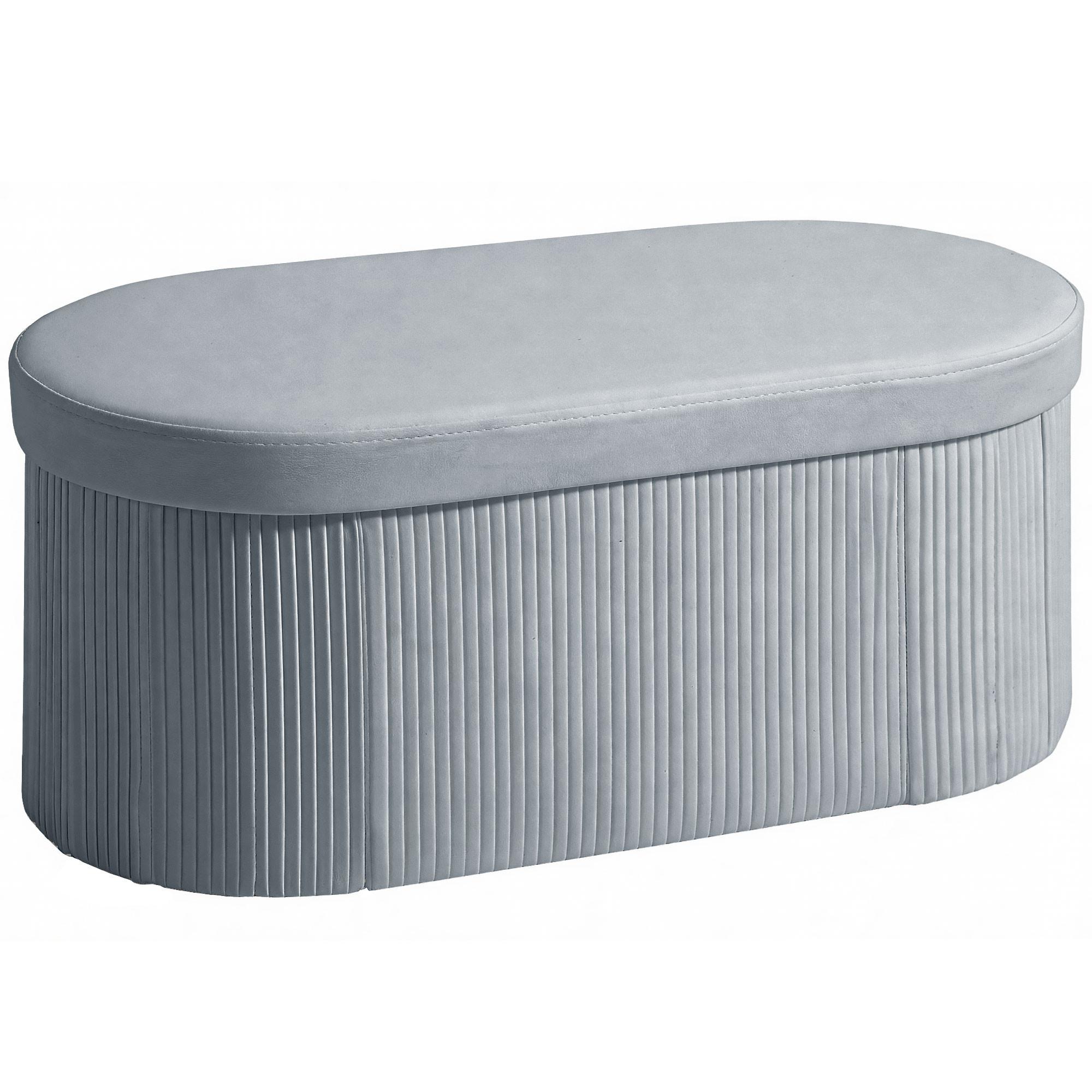 SITZBANK Polyester Dunkelgrau - Dunkelgrau, Textil (38/35/76cm) - HOMCOM