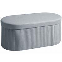 SITZBANK Polyester Dunkelgrau - Dunkelgrau, Textil (38/35/76cm) - HOMCOM